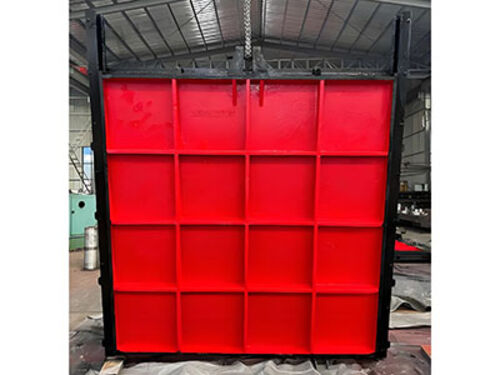 下开式铸铁镶铜闸门 镶铜止水 下开设计 防渗漏 长期耐用｜高可靠性水利启闭**，适配中小型泵站与排洪工程的性价比之选实物图