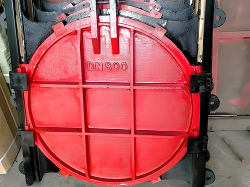 DN800铸铁镶铜圆闸门 大口径 防渗漏 水利专用 品质保障｜高可靠性闭水核心部件，适配大型引调水工程的性价比之选实物图