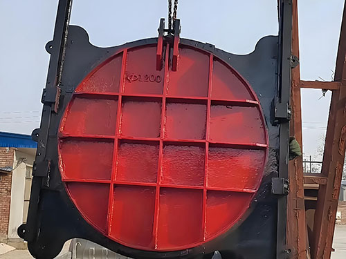 明杆式铸铁镶铜闸门 镶铜密封 防渗漏 明杆启闭 维护方便｜高可靠性水利枢纽核心控制阀实物图