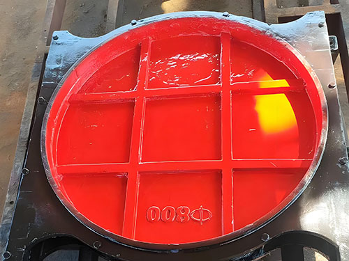 SYZ800铸铁镶铜圆闸门 大口径 水利专用 耐腐蚀 使用寿命长实物图