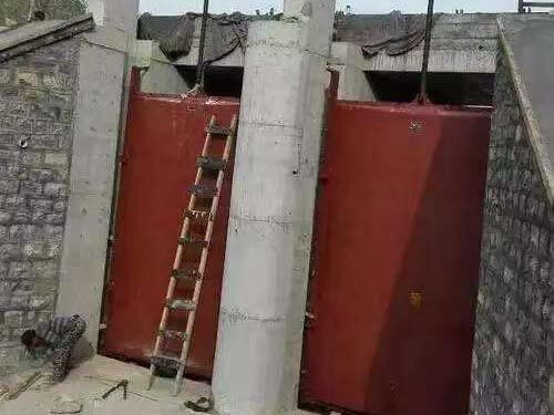 封闭侧摇启闭机：风沙地区闸门的防杂物耐用方案整体外观 | 通用型结构 | 闸门整体结构展示